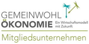 Logo der Gemeinwohlökonomie. Link führt zur Webseite der Organisation